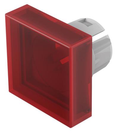 61-9351.2 Indicator Lens Flat Style, Red, 20mm Long