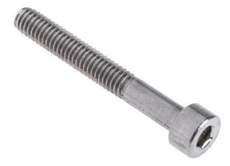 290-118 RS PRO Stainless Steel Hex Socket Cap Screw, DIN 912, M4 x 30mm
