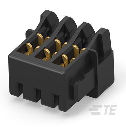 2483193-3 TE Connectivity 2483 Series Straight Cable Mount Housing, 3-Contact, 1-Row, 0.8mm Pitch, Wire Termination