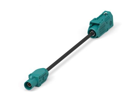 2081377-3 TE Connectivity 2081377 Male Female Jack Coaxial Cable, Black, 1000.00 mm