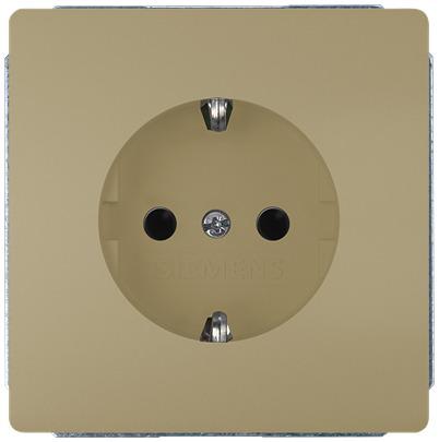 5UB1855-0MG01 Siemens 5UB18 Gold Electrical Socket, 16A, Schuko