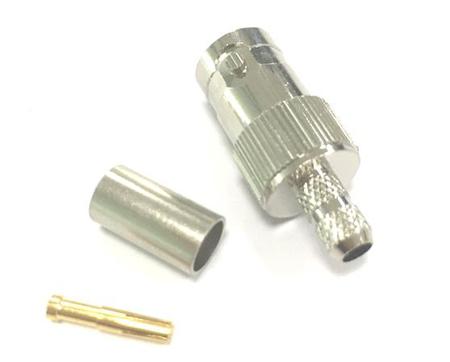 213-8226 RS PRO 50Ω Straight Cable Mount, BNC Connector Bulkhead Fitting, jack, RG58