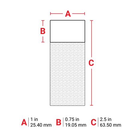 BM71-21-427 Brady Cable Label Refill Labels, For Use With BMP71 Label Printers