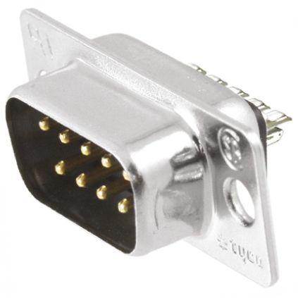 5-747904-4 TE Connectivity AMPLIMITE HDP-20 Series, 9 Way Through Hole PCB D-sub Connector Plug