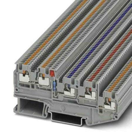 3244517 Phoenix Contact  PTIO Series Grey, 1.5mm², Push In Termination