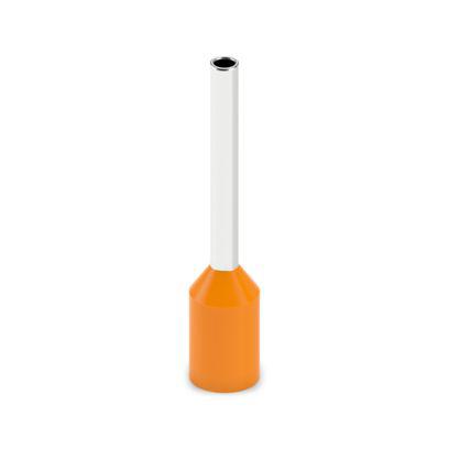 2100130 Phoenix Contact, AI-GB Insulated Ferrule, 10mm Pin Length, 1.1mm Pin Diameter, Orange
