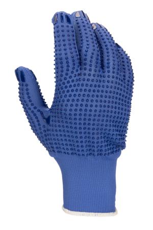 G798-10 RS PRO Blue Polyester General Purpose Gloves, Size 10, XL, PVC dots Coating
