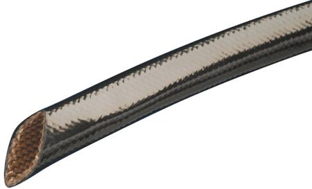 PF1303/4 BK005 Alpha Wire Expandable Braided Fiberglass PVC Black Cable Sleeve, 19.96mm Diameter, 30m Length, FIT Wire Management