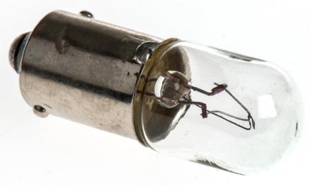 B3029 Orbitec BA9s Indicator Light, Clear, 12 V, 250 mA, 1000h