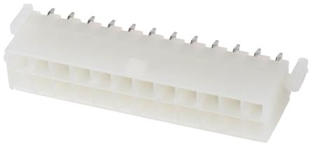 39-29-9243 Molex Mini-Fit Jr Series Straight Through Hole PCB Header, 24 Contact(s), 4.2 mm Pitch, 2 Row, Shrouded