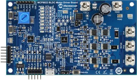 DT100123 Microchip MCP8022 BLDC Motor Driver Board Evaluation Board for  for Brushless DC Motor