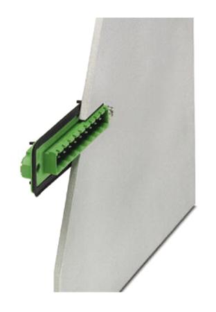 1899142 Phoenix Contact, 5.08mm Pitch, COMBICON Control, 3 Way, , Pluggable Terminal Block, Feed Through Header, Panel Mount,
