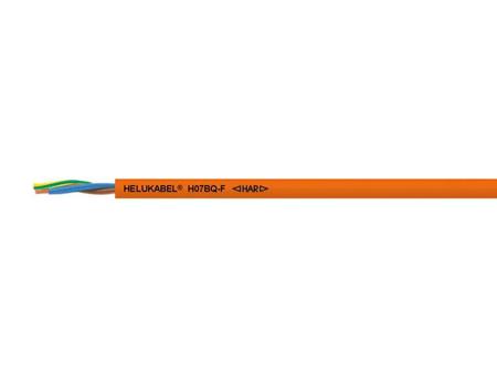 22064 Helukabel H07BQ-F Series Control Cable, 2 Cores, 2.5 mm², Screened, 14 AWG, Shielded PUR Shield, Control Cable