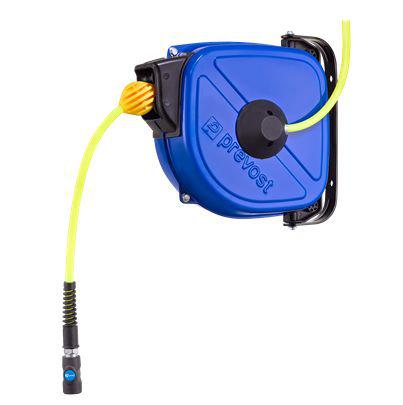 DRFB-1010BS PREVOST 10m Air Hose Reel, 10mm Inner Diameter, 14mm Outer Diameter, 750L/min Flow Rate
