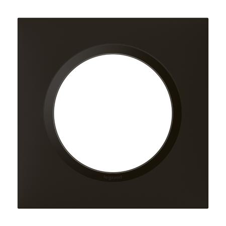 600861 Legrand Black 1 Gang Cover Plate Plastic Faceplates & Mounting Plates