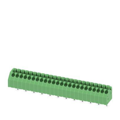 1985412 Phoenix Contact PTSA Series PCB Terminal Block, 24-Contact, 3.5mm Pitch, Wave Soldering, 1-Row, Push In Spring