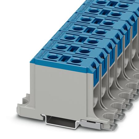 1086466 Phoenix Contact  UBAL Series Blue, 50mm², Single-Level, Screw Termination