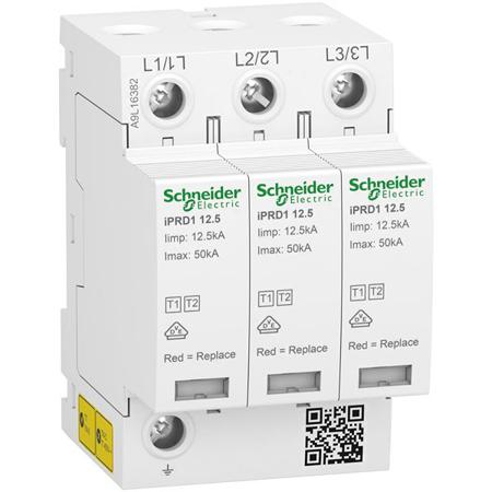 A9L16382 Schneider Electric Surge Arrester, 50kA, 350V ac, Clip-On Mount