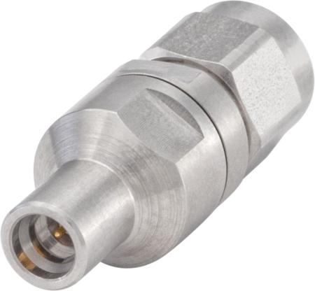 19S132-S00S3 Rosenberger Straight 50Ω Adapter SMP Male Plug to SMA 26.5GHz