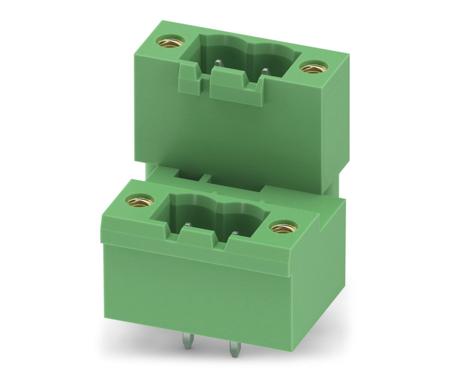 1845633 Phoenix Contact, 5.08mm Pitch, MDSTBV 2.5/ 2-GF-5.08, 2 Way, Pluggable Terminal Block, Header, Solder Termination,
