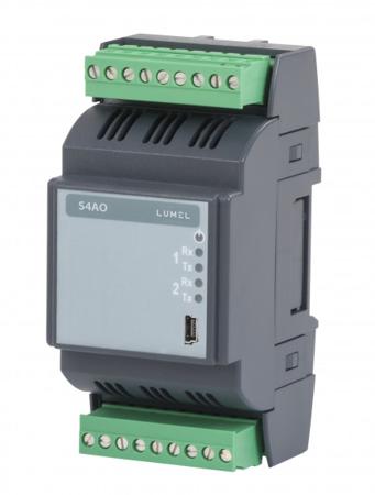 S4AO 2100E0 Sifam Tinsley S4AO Series I/O module for Use with RS-485 Modbus, 253 V Supply, Analogue Output