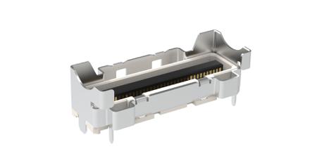 G991B312HR Amphenol Communications Solutions G991B312 Series Receptacle Edge Connector, PCB, 74-Contacts, 0.6mm Pitch, 1-Row