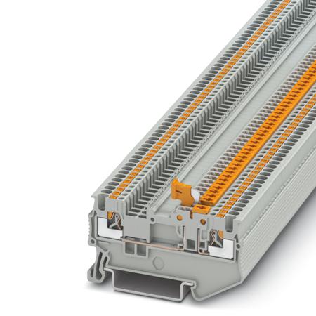 3210301 Phoenix Contact  CLIPLINE PT Series Grey, Push In Termination