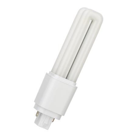 146744 LED PL Glass G24d 5W (13W)680lm830 EM+AC