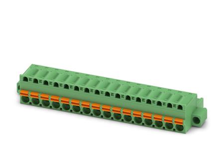 1873346 Phoenix Contact, 5.08mm Pitch, FKC 2.5/16-STF-5.08, 16 Way, , Pluggable Terminal Block, Plug, Panel Mount, Screw