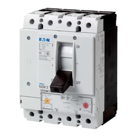265850-NZMB2-4-A160-100 Eaton Moeller NZM MCCB Molded Case Circuit Breaker 4P 160A, Breaking Capacity 18.5 kA, Fixed Mount