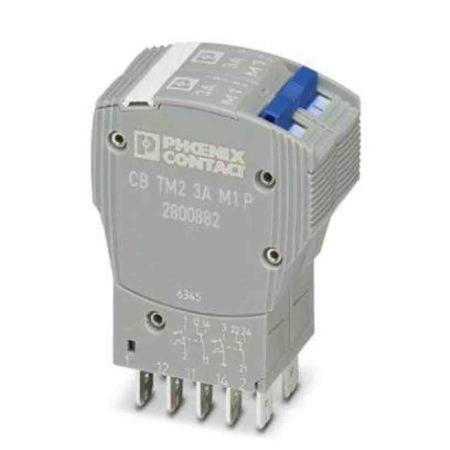 2800882 Phoenix Contact Trabtech Thermal Circuit Breaker - CB TM2 2 Pole 80V dc Voltage Rating, 3A Current Rating