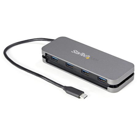 HB30CM4AB StarTech.com 4 Port USB 3.0 USB A, USB C  Hub, USB Powered, 50x13.5x20mm
