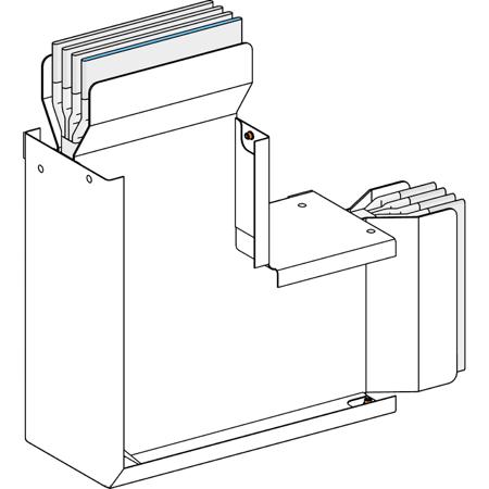 KTA3200LC5A Schneider Electric Tee Elbow Busbar Trunking, 400mm, 3200A, KTA Series