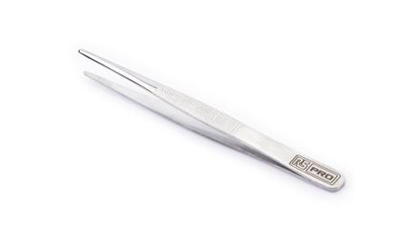 192-3654 BLUNT SHAPE TWEEZERS-SERRATED