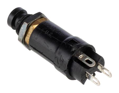 T0919SOAAF Arcolectric (Bulgin) Ltd Momentary Miniature Push Button Switch, Panel Mount, SPST, 7.1mm Cutout, 250V ac