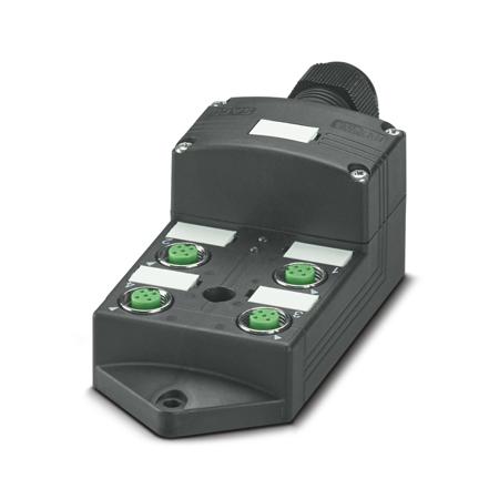 1516852 Phoenix Contact SACB Series Sensor Box, M12, 5 way, 4 port