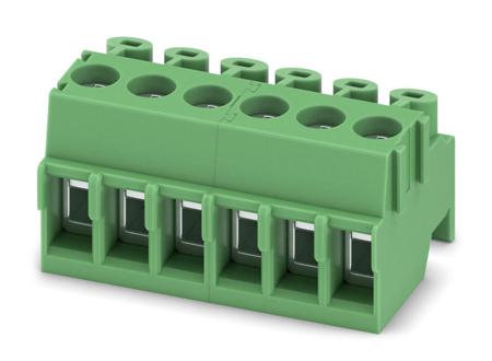 1984358 Phoenix Contact, 3.5mm Pitch, PT 1.5/ 6-PH-3.5, 6 Way, Pluggable Terminal Block, Plug, Screw Termination,
