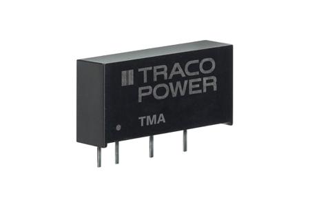 TMA 1205S TRACOPOWER TMA DC-DC Converter, 5V dc/ 200mA Output, 10.8 → 13.2 V dc Input, 1W, Through Hole, +85°C Max Temp
