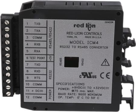 ICM40030 Red Lion RS232 to RS422/485 Signal Conditioner,