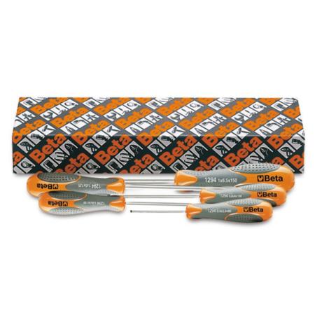 1294/S5 BETA Slotted Screwdriver Set, 5-Piece