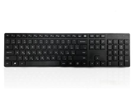 KYBAC301-BTBK-CZ Ceratech  Wireless USB Keyboard, QWERTY, Black