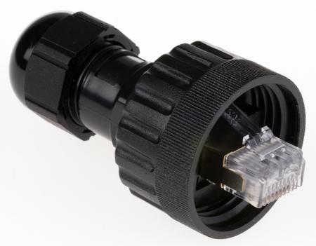 1546440-1 TE Connectivity  Series Male RJ45 Connector, Cable Mount