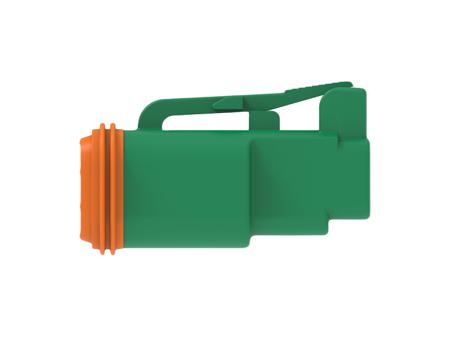 DT06-2S-TE03 TE Connectivity, DT06-2S Automotive Connector Socket Green Cable 2 Way, Cable Termination