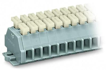 261-106-341-000 Wago 261-106/341-000, Non-Fused Terminal Block, 6 Way/Pole, 2.5 mm², Nylon, 500 V