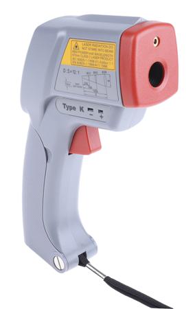 144-6600 RS Pro Thermometer Kit K Clamp Probe, RS1327K IR Thermometer, Type K & T Probe
