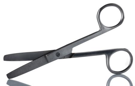 C2362 Crest Medical 25.4 mm Stainless Steel Scissors