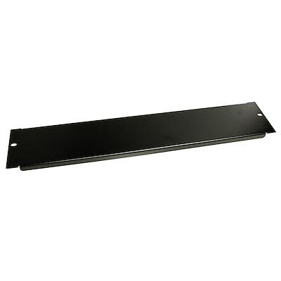 BLANKB2 Blanking Panel, 2U, , No, Black, Steel
