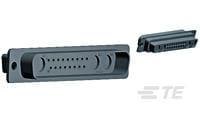 212530-4 TE Connectivity Series 109 21 Way Panel Mount D-sub Connector Plug, with Screw Holes