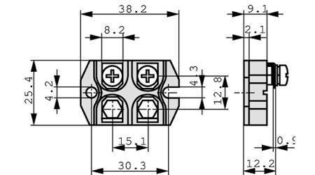 FPA100-4K7-J Arcol 100W Thick Film Power Resistor FPA100 4K7 J ±5%