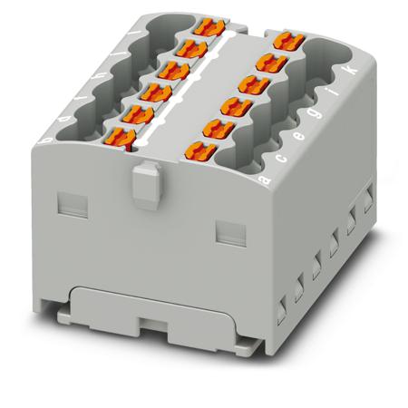 3002758 Phoenix Contact Distribution Block, 12 Way, 2.5mm², 17.5A, 450 V, Grey